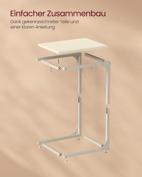 Sidobord - Utrymmesbesparande design - 30 x 40 x 62 cm