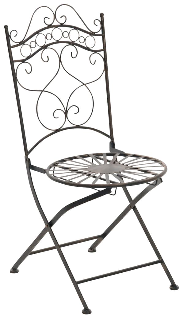 Uppsättning av 2 nostalgiska vikbara stolar - retrostil - extremt stabil design