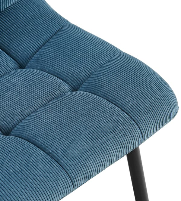 Modern matsalstol - designstol - Bekväm säte, metallram