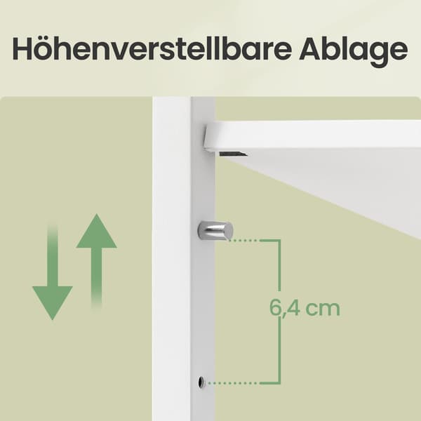 Köksvagn Serveringsvagn Köksö | Beige-vit | 60x47x90 cm