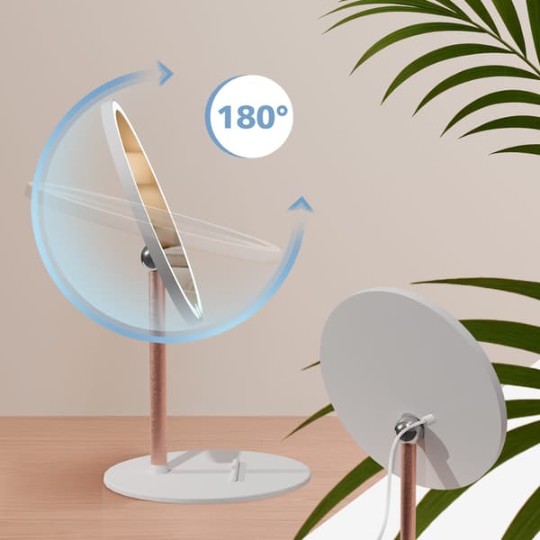 Makeup Mirror - Cosmetics Reflector, Dimble LED Lighting, Contemporary Design -