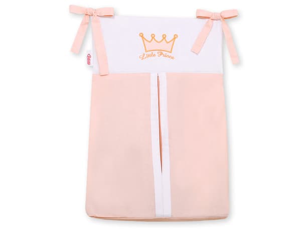DIAPER Väska - Förvaringsväska - Handy Attachment to Commode - Pulverrosa bomull