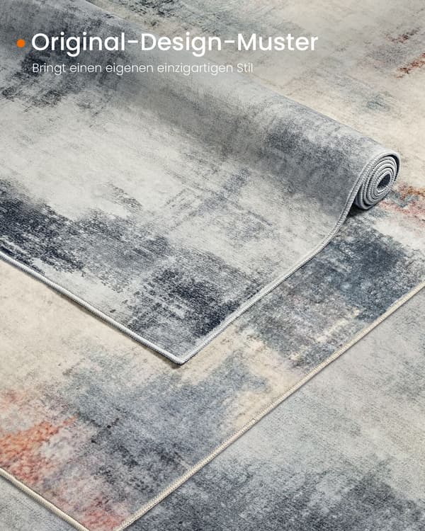 Vardagsrumsmatta modern abstrakt stil | Tauben grå | 160x230 cm