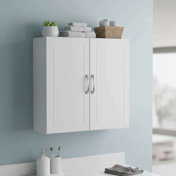 Väggskåp för badrum | Vit | 60x30x60 cm