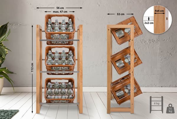 Trädricks låda - Crate Stand - enkel åtkomst