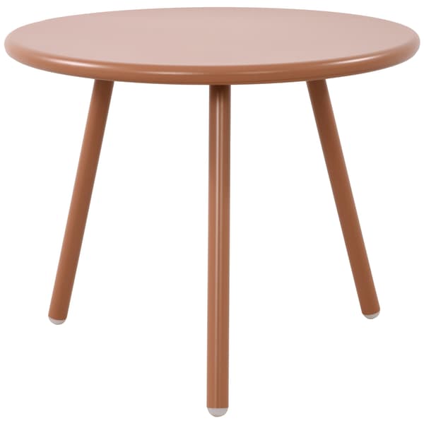 Modernt trädgårdsbord, väderresistent loungebord, rostfritt design -UV -resistent | Färg: Terakotta