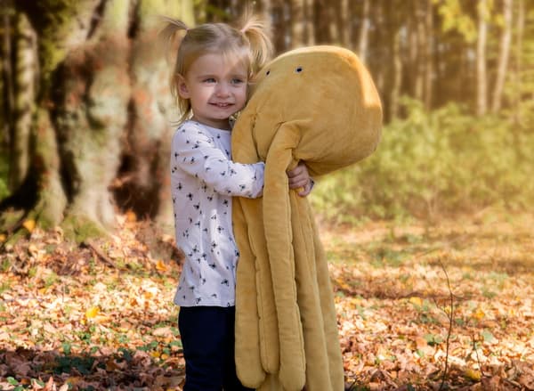 Stor kram Octopus - XXL Plush - Extra Soft Minky Fleece för optimal sovkomfort