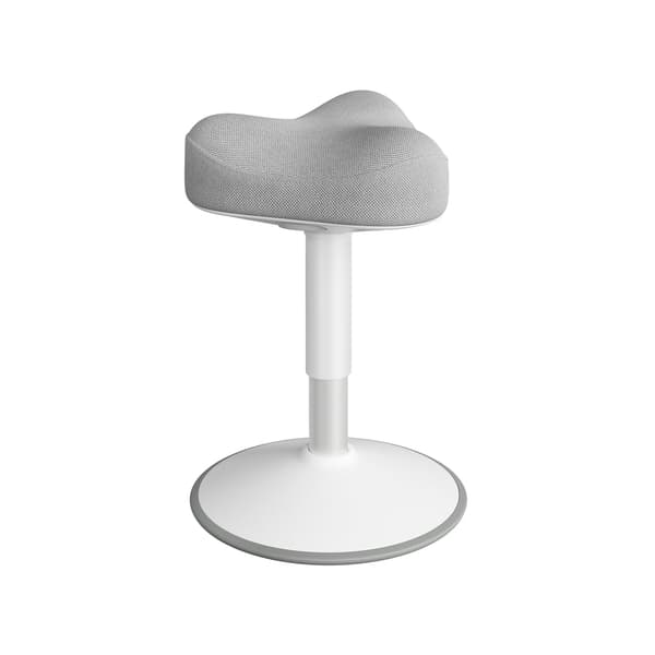 Höjdjusterbar modern ståpall | Duva grå | 36,5x36x48-65,5 cm