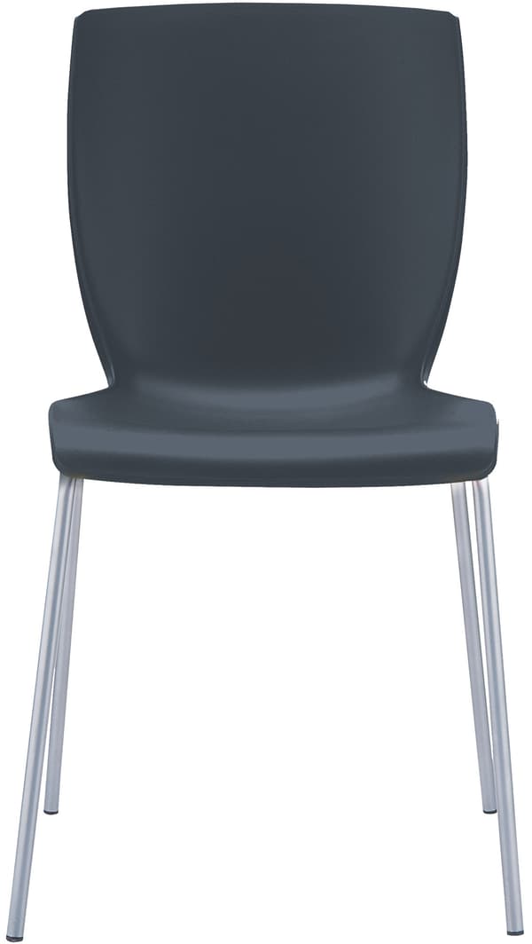 Stackbar trädgård och inomhusstol - väder -resistent - Space -sparande design | Färg: Svart