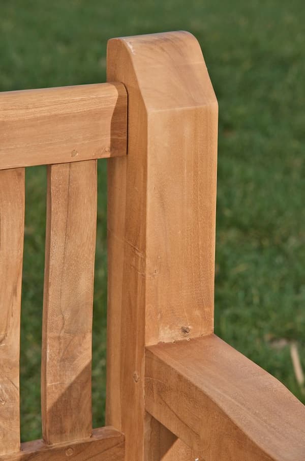 Teak Garden Bench Jackson - Solid Wood - Ergonomisk komfort