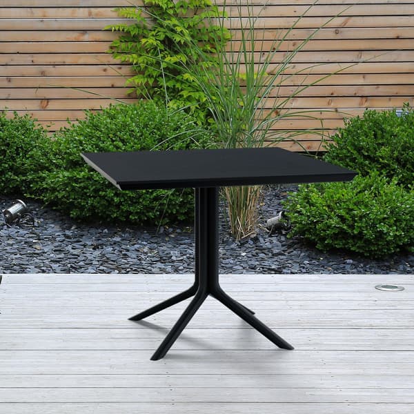 Trädgårdstabell 80x80 cm - Balkon Table - Väder -resistent och hållbar design