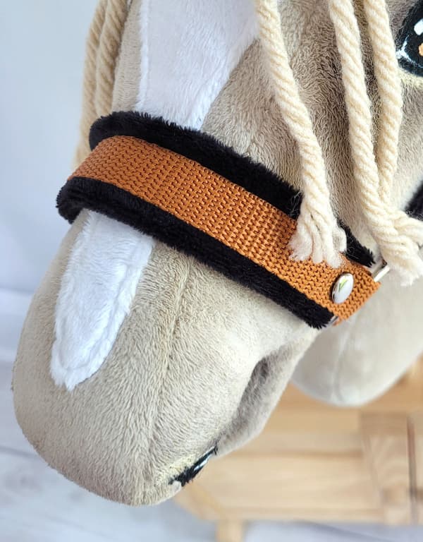 Justerbar grimma - hästsele - mjukt foder, robust och bekväm nylon, storlek A3