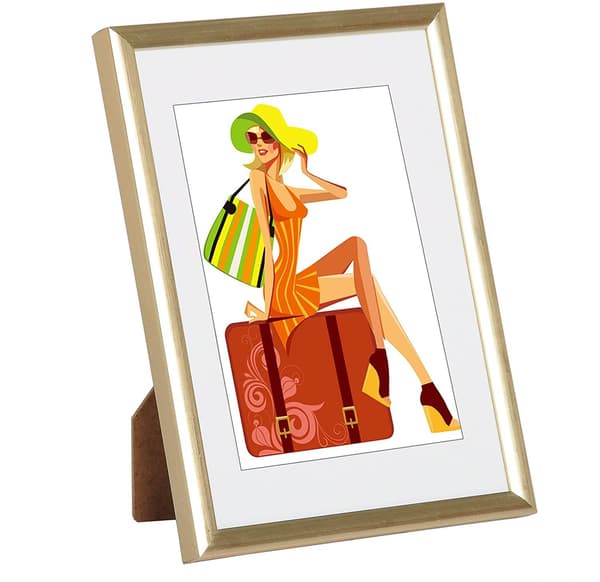 Fotoram i plast | Guld | 30x40 cm
