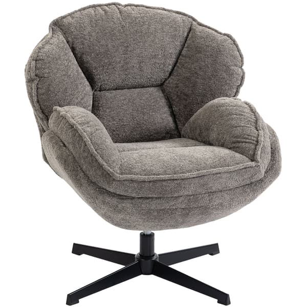 Modern wingback-fåtölj - Sammetssvängfåtölj | Färg: Grå | Mått: 76x86x88 cm
