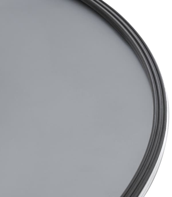 Rund golvplatta för barstol - Metallbottenplatta | Krom | Ø 385 mm