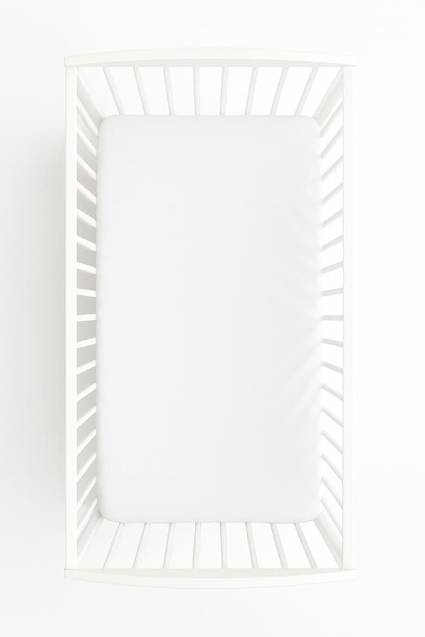 Monterad ark bomull 120x60 cm - spjälsängar - perfekt passform av elastiskt band