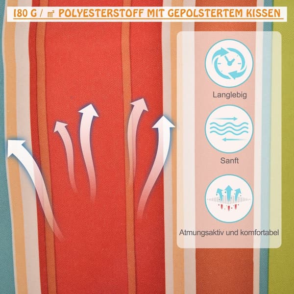 Hängstol med dyna - Polyester | Färg: Flerfärgad