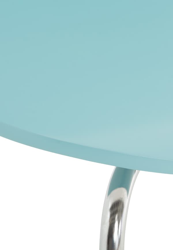4x Ergonomic Stacking Chair - Besökstol - Space -Saving Design | Färg: ljusblå