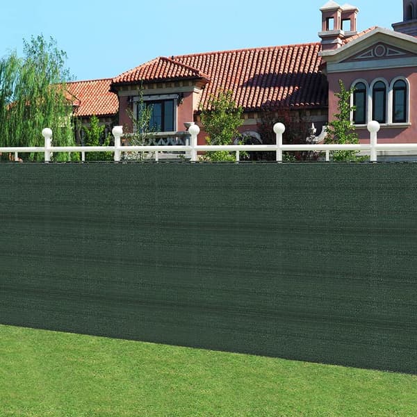 Tennis vindskydd 150 g/m² med montering | Grön | 1000x150 cm