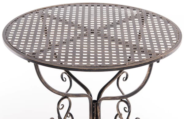 Nostalgic Garden Table - Retro Design - Handmade & Stable Iron | Färg: brons