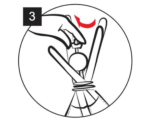 Trä tipi -stabilisator - Tältstärkning - Extra säker lek, stabil tältstruktur