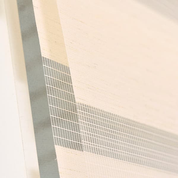 Duo dubbelrolgordijn naturel | 45x150 cm