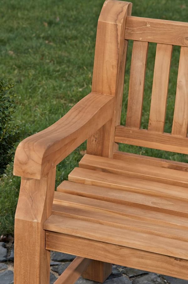 Teak Garden Bench Jackson - Solid Wood - Ergonomisk komfort