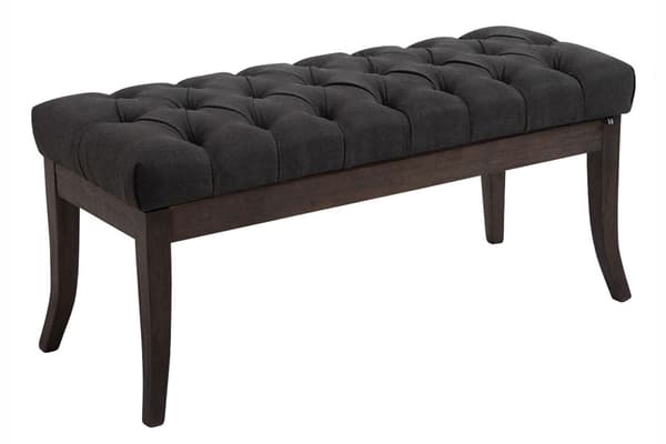 Tyg SOFA - Designer Sofa - Elegant extra sittrum för gäster | Färg: Mörkgrå storlek: 150 cm