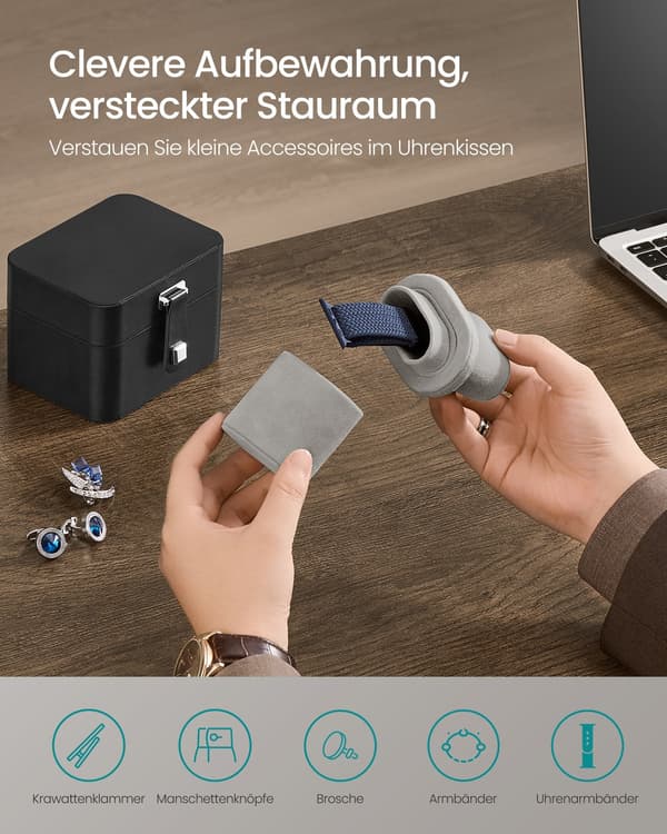 Timbox med två fack och mjukt innerfoder