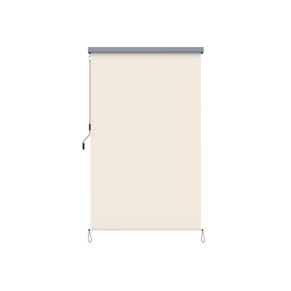 Vertikal markis - utdragbar - UV-beständig - beige - 1,4 x 2,5 m