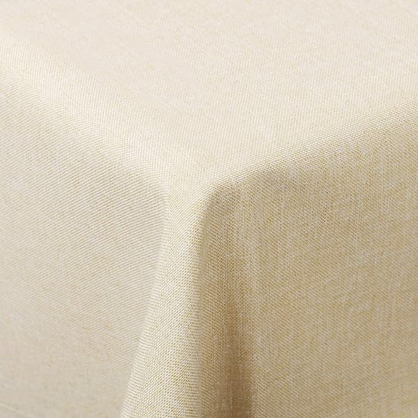 Duk i linnelook 130x260 cm | Champagne