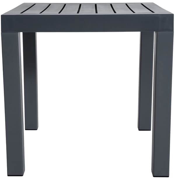 Sidobord - Elegant - Väder -resistent - Material av hög kvalitet: Mörkgrå