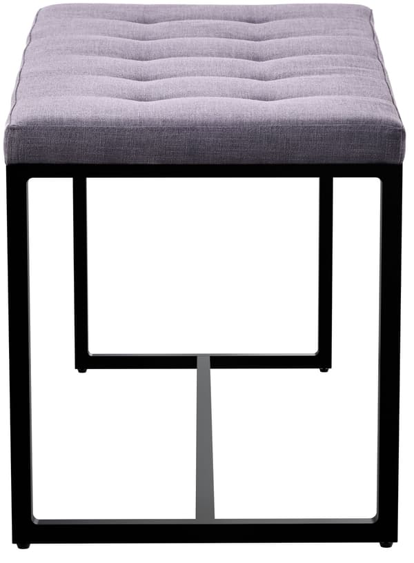 Bench Black Base - SOFA - Hög sittplatskomfort | Färg: mörkgrått material: damm