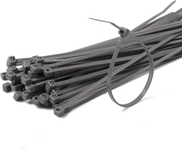 Synlig duk för stängsel med buntband | Antracit | 1,8x10 m