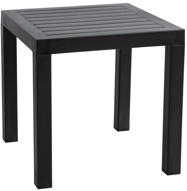 Sidobord - Elegant - Väder -resistent - Material av hög kvalitet: Svart