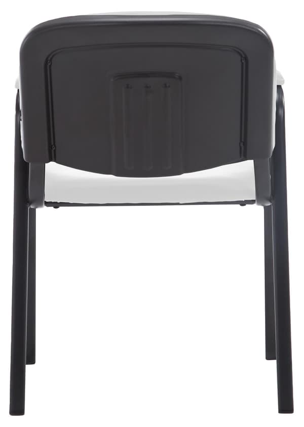 Konferensstol Artificial Leather - Stack Chair - Space -sparing och bekväm | Färg: Vit