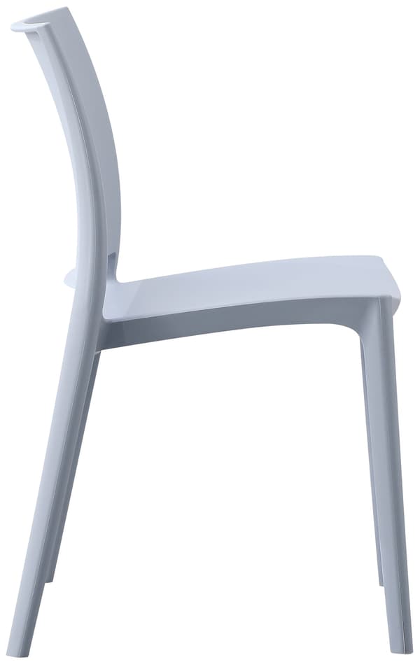 Uppsättning av 2 trädgårdsstolar - Stackbara stolar - Striklig plastdesign