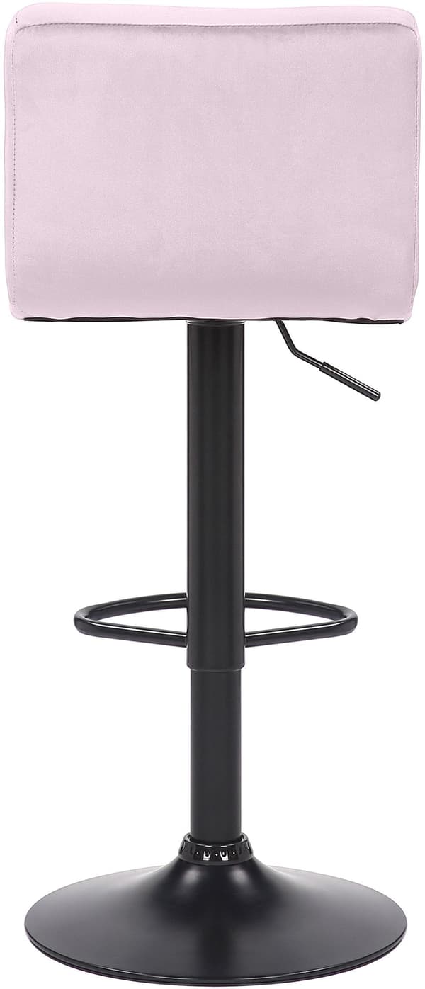 4 -deluppsättning av sammet barstolar - elegant - raklös justerbar, elegant design