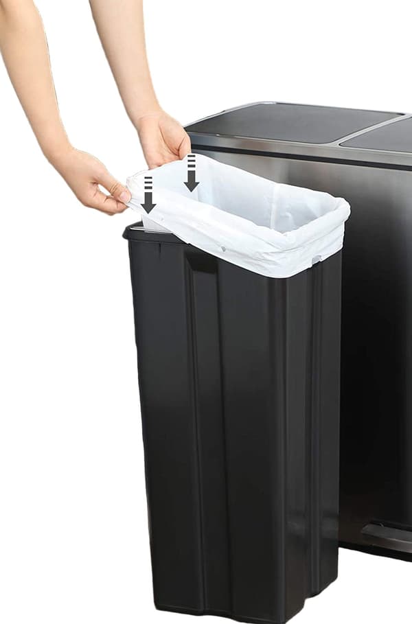 Avfallspåsar 60 l - Rivsäker HDPE - 52 x 74 cm