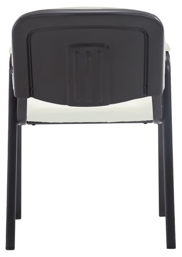 Konferensstol Artificial Leather - Stack Chair - Space -sparing och bekväm | Färg: grädde
