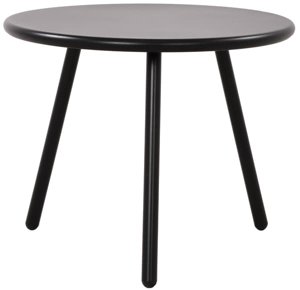 Modernt trädgårdsbord, väderresistent loungebord, rostfritt design -UV -resistent | Färg: Svart