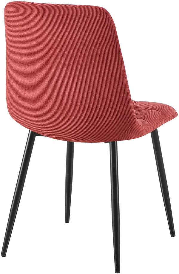 Matsalstol rib sammet - sammet - bekväm och stabil design