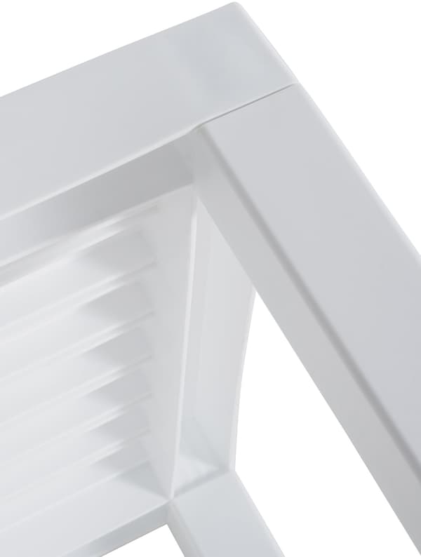 Sidobord - Elegant - Väder -resistent - Material av hög kvalitet Färg: Vit