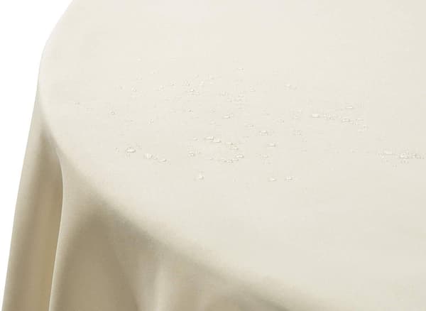 Duk i linnelook 130x260 cm | Champagne