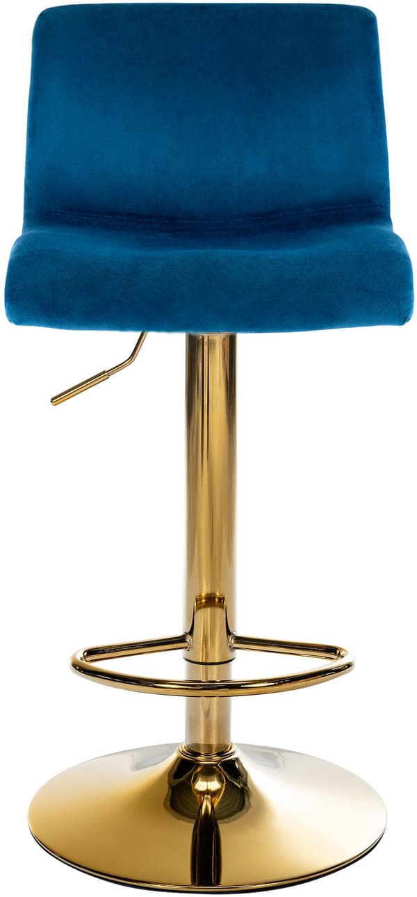 Barstol sammet justerbar, modern pall, 360 ° roterbar