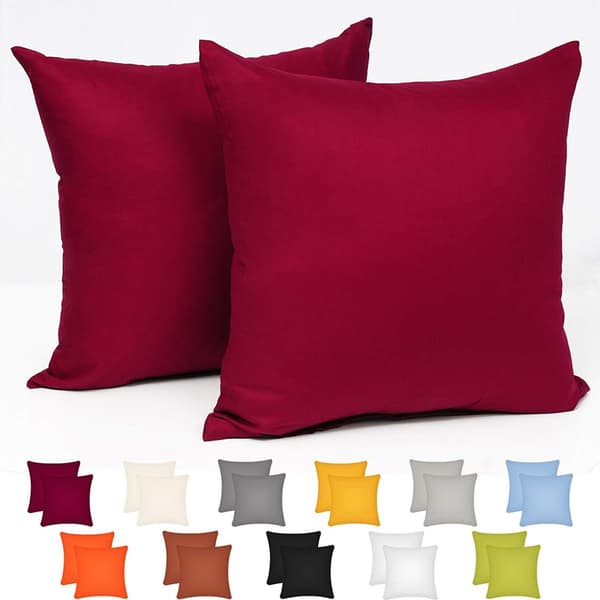 Kuddfodral 50x50 cm med dragkedja av 100% bomull | 50x50 cm
