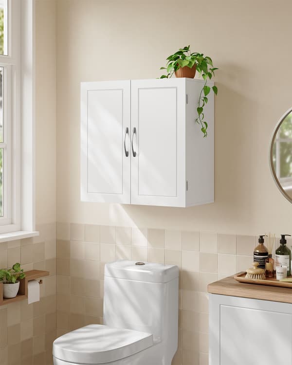 Badrumsskåp MDF Förvaringsskåp - Platssparande - 30 x 60 x 60 cm