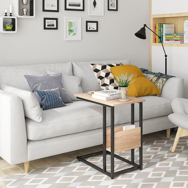Sidobord med sidoficka och laptopbord | 55x36x59,5 cm