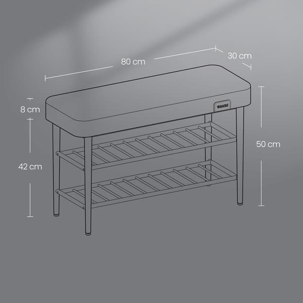 Bärbart förvaringsställ - Organizer - Platssparande - Grön - 30d x 80w x 50h cm