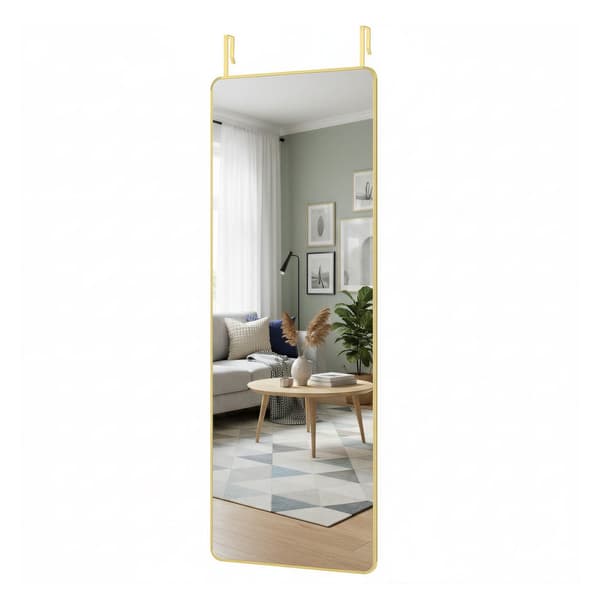 Rektangulär spegel | Bläck svart | 120x40 cm